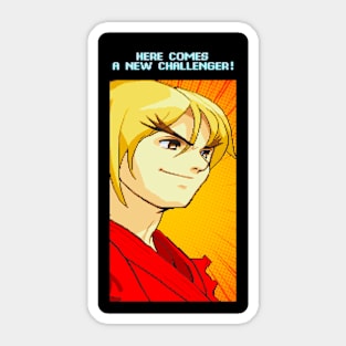 Here Comes A New Challenger - Ken Sticker